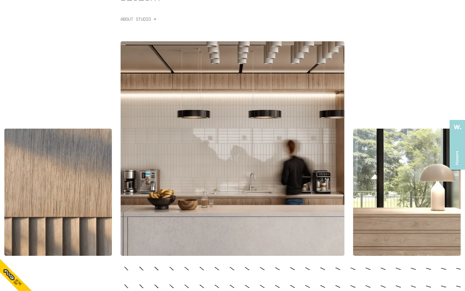 Photographs of finished interiors